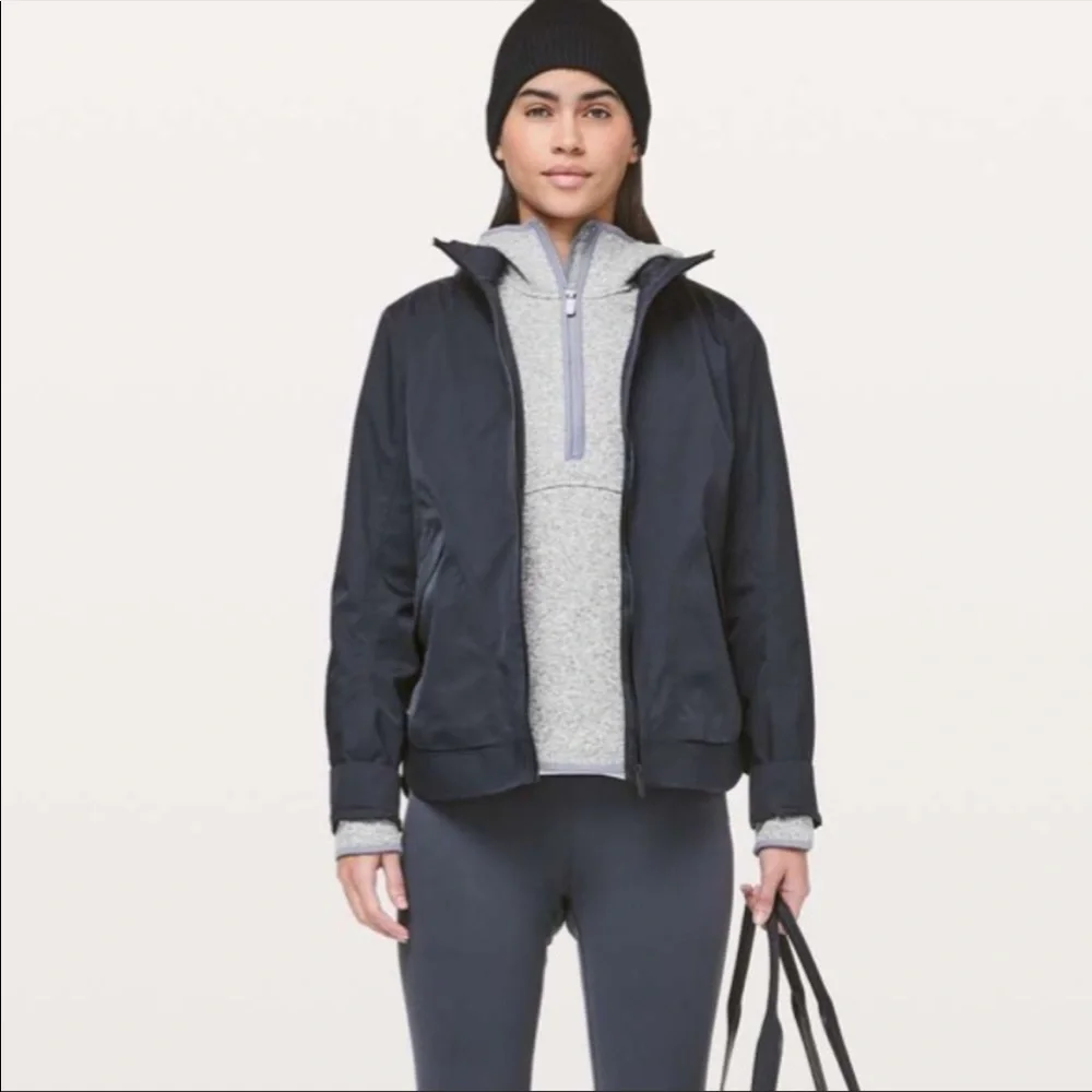 SOLD!     NWT Lululemon Fleece & Thank You Pullover Hoodie Sweatshirt - Picture 5 of 9